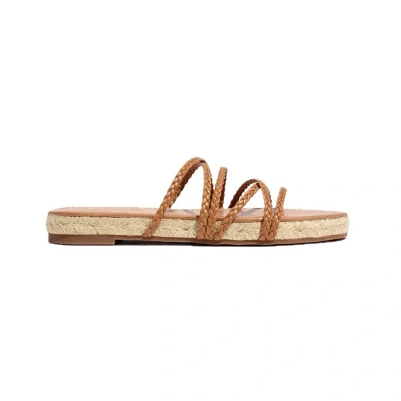 Madewell The Kathryn Espadrille Leather Slide Sandal - Picture 5 of 13